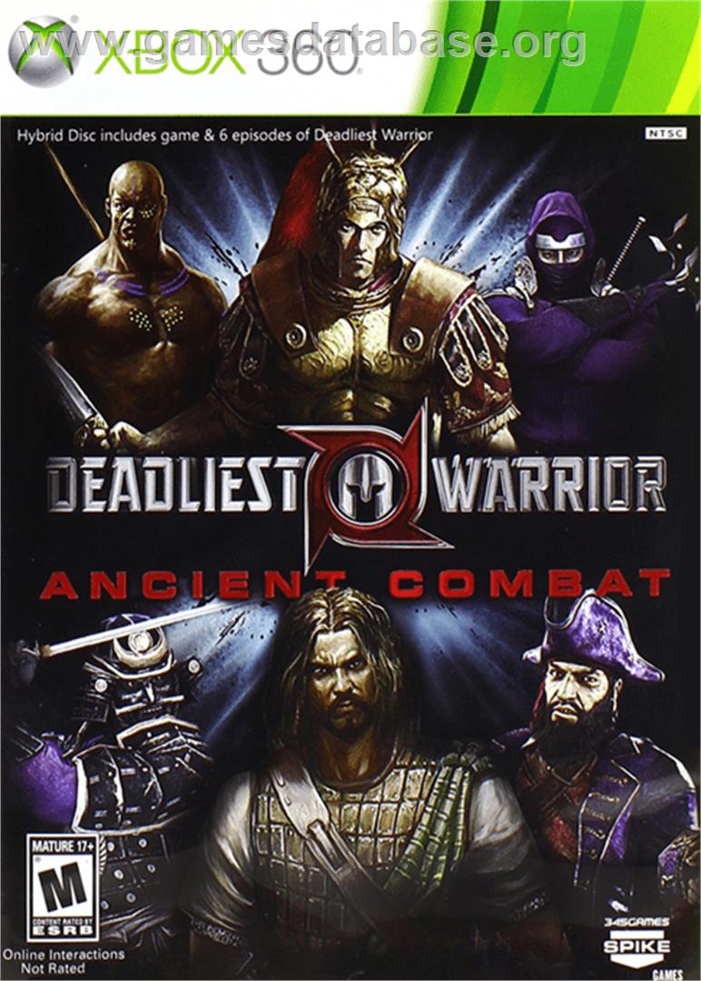 Deadliest Warrior - Ancient Combat - Microsoft Xbox 360 - Artwork - Box